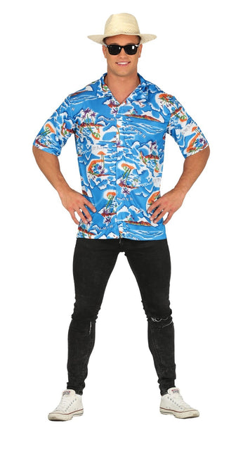 Blusa Hawaii Hombres