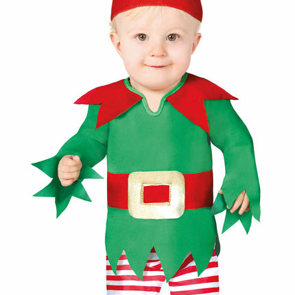 Traje de Elfo de Navidad Bebé