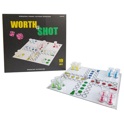 Juego de beber Man Don't Worry 19 artículos