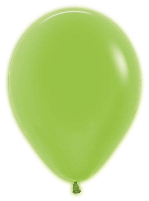 Globos Verde Neón 30cm 50pcs