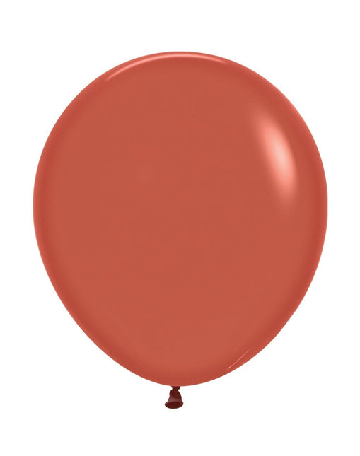 Globos Terracota 45cm 25pcs