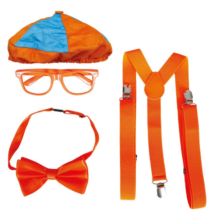 Conjunto disfraz naranja Blippy 3 piezas