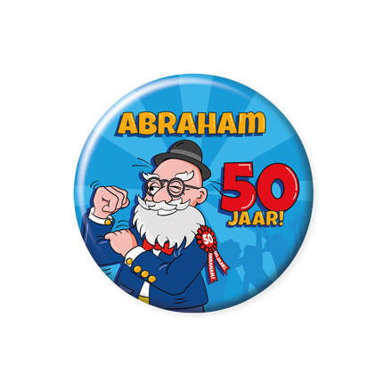 Botón Abraham 50 Años 5,5cm