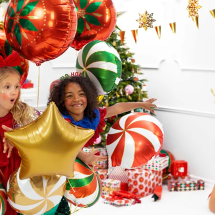 Globo de Helio Bola de Navidad Vacía 45cm