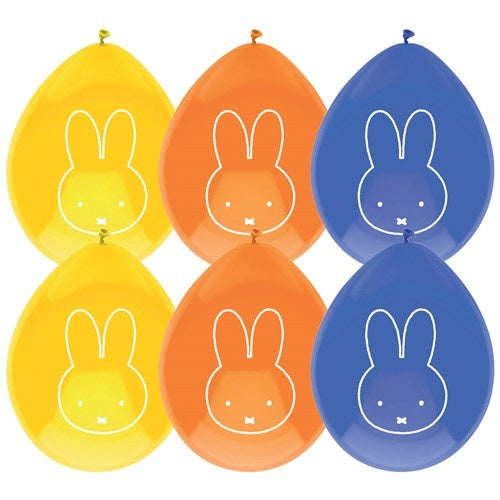 Globos Miffy 30cm 6pcs