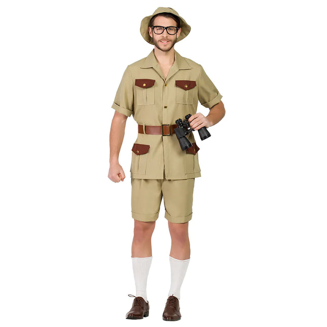 Disfraz Safari Beige Hombre