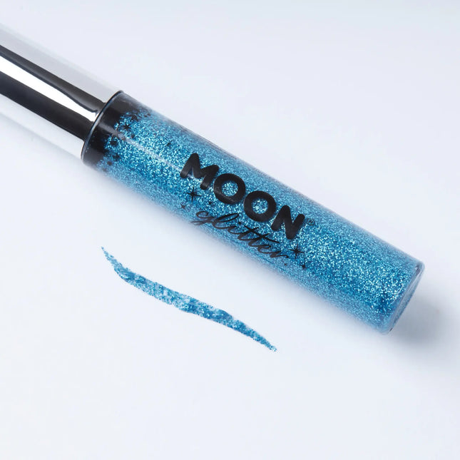 Moon Glitter Holographic Glitter Eye Liner Azul 10ml