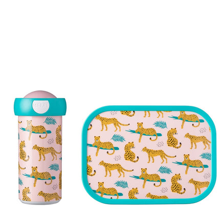 Lunchset Campus Taza + Fiambrera Leopardo