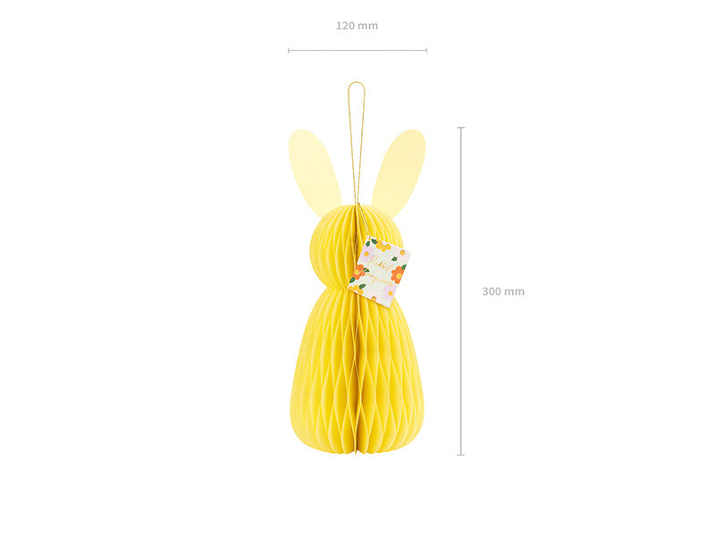 Conejo Panal Amarillo 30cm