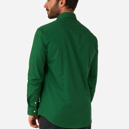 Camisa Verde Oscuro Hombre OppoSuits