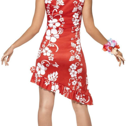 Vestido Hawaii Rojo M