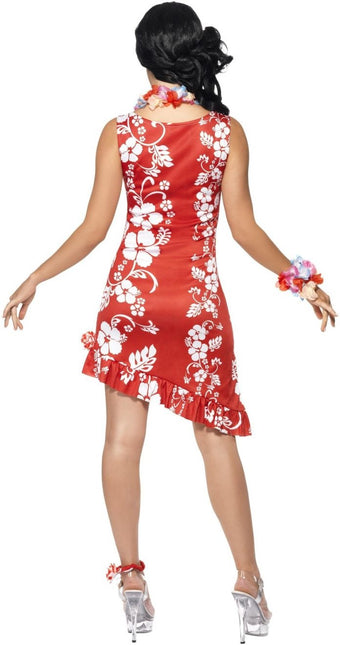 Vestido Hawaii Rojo M