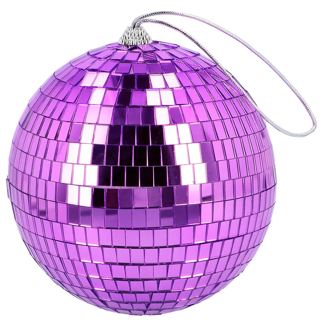 Discoball morado 15cm