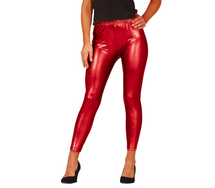 Legging Rojo Metálico 1m