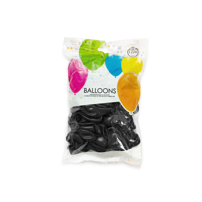 Globos Negros 13cm 100uds