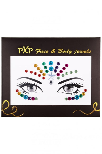 PXP Pegatina Rostro Joyas Rostro Sueño Arco Iris