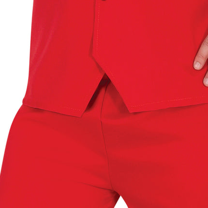 Traje Disco Rojo Hombre