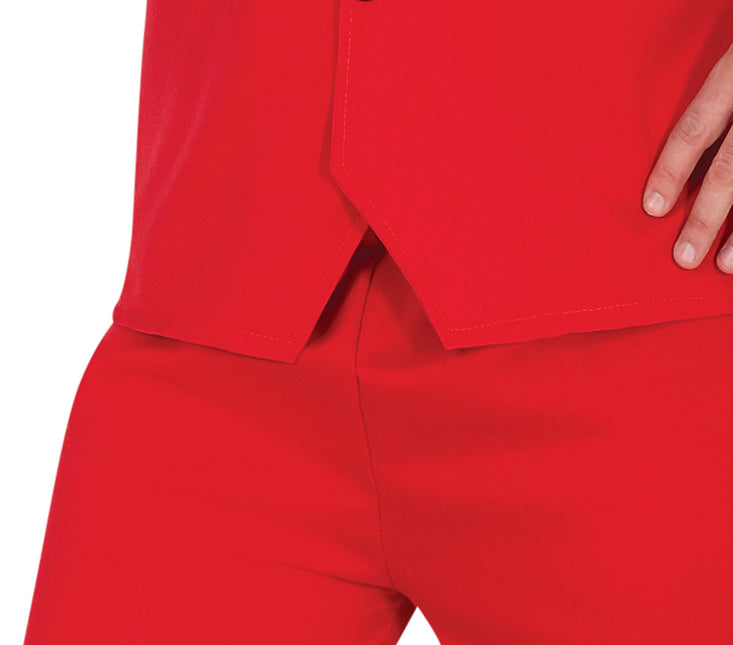 Traje Disco Rojo Hombre