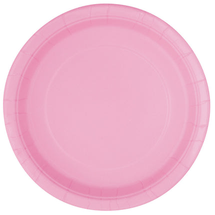 Platos Rosa Claro 22cm 8ud