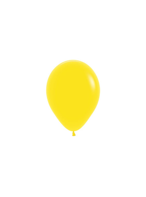 Globos Amarillo 12cm 50uds