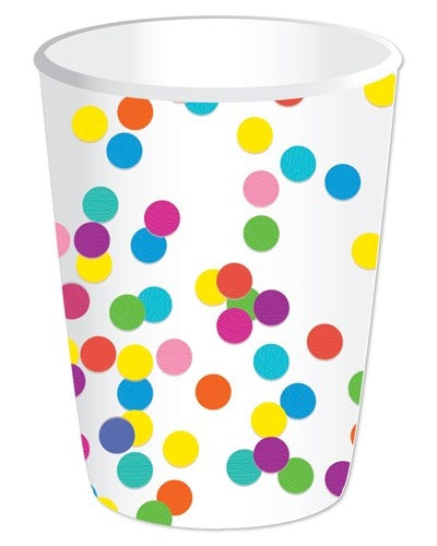 Vasos Confetti 250ml 8ud