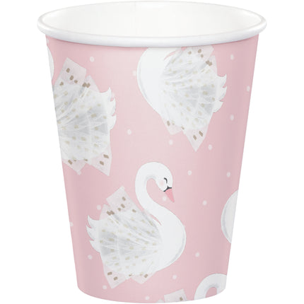 Tazas Cisne 256ml 8ud