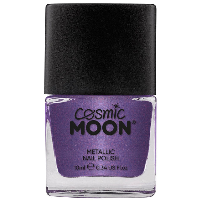 Luna Cósmica Esmalte de Uñas Metalizado Morado 14ml