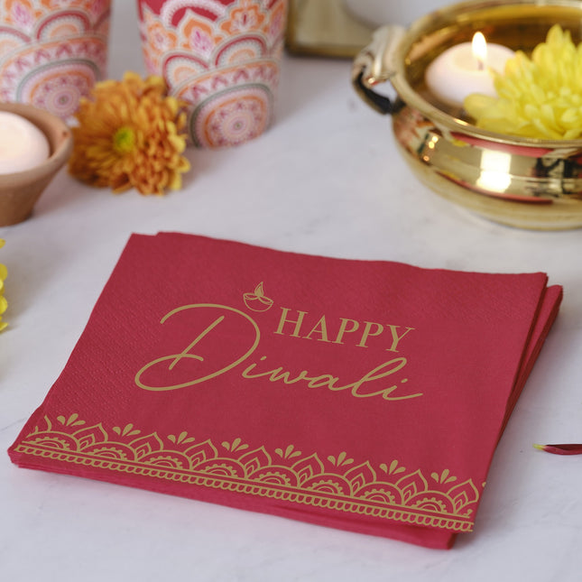 Servilletas Diwali 16cm 16pcs