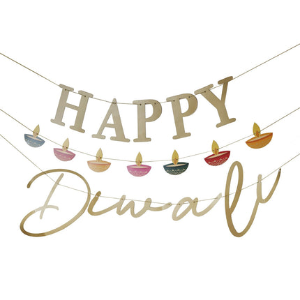 Guirnalda de letras Diwali 1,5 m