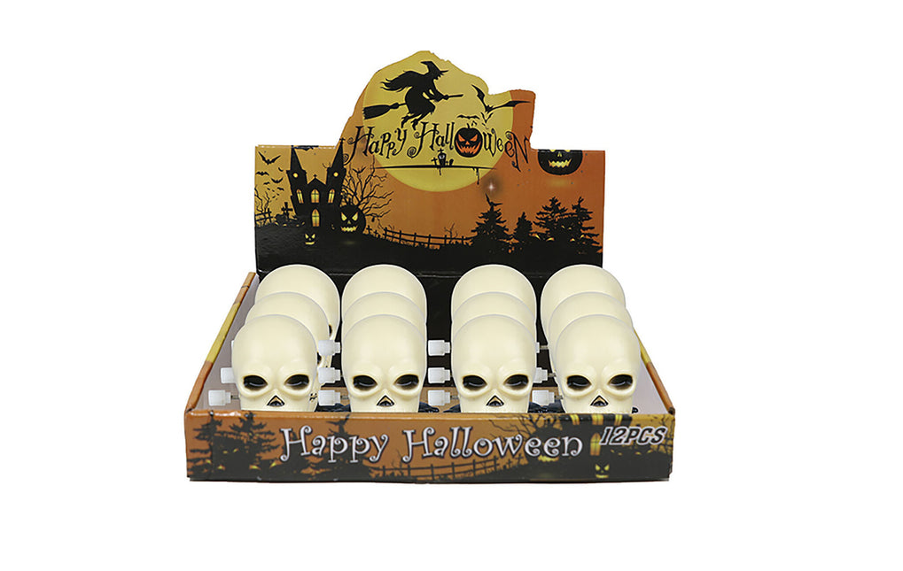 Halloween Calavera de cuerda 5cm 12uds.