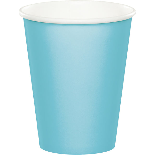 Vasos azul claro 256ml 24uds