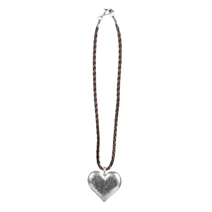 Collar Corazón Plata