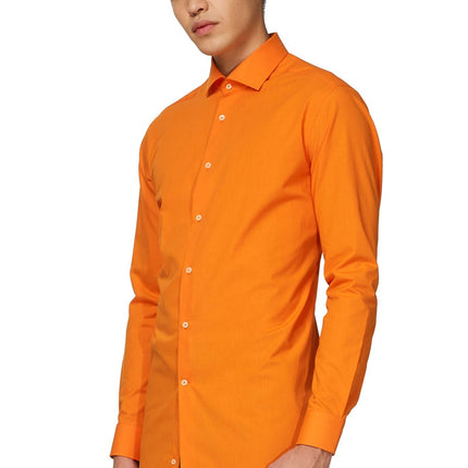 Camisa Naranja Hombre OppoSuits