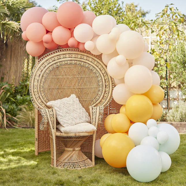 Set DIY Arco de Globo Pastel Nude