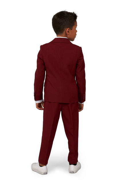 Traje Rojo Burdeos Niño OppoSuits