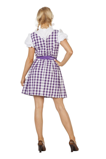 Vestido Dirndl Morado Oktoberfest Damas