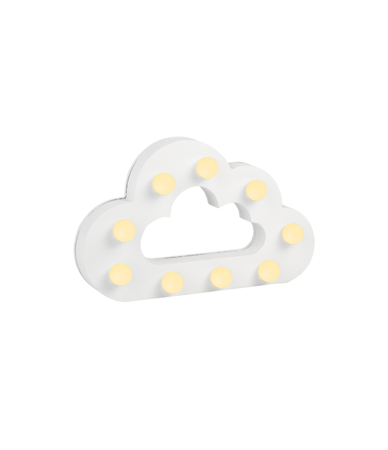 Nube de luz blanca