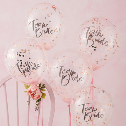 Globos Equipo Novia 30cm 5pcs