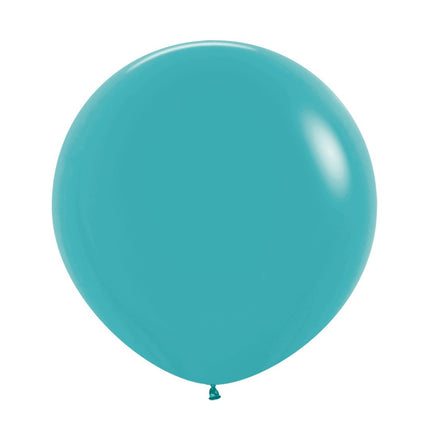 Globos Azul Caribe 61cm 10pcs