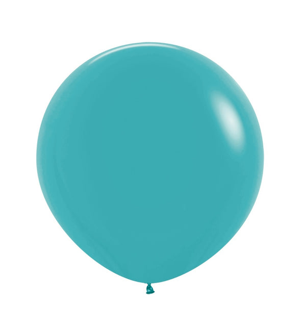 Globos Azul Caribe 61cm 10pcs