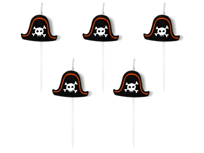 Velas Pirata 2cm 5uds