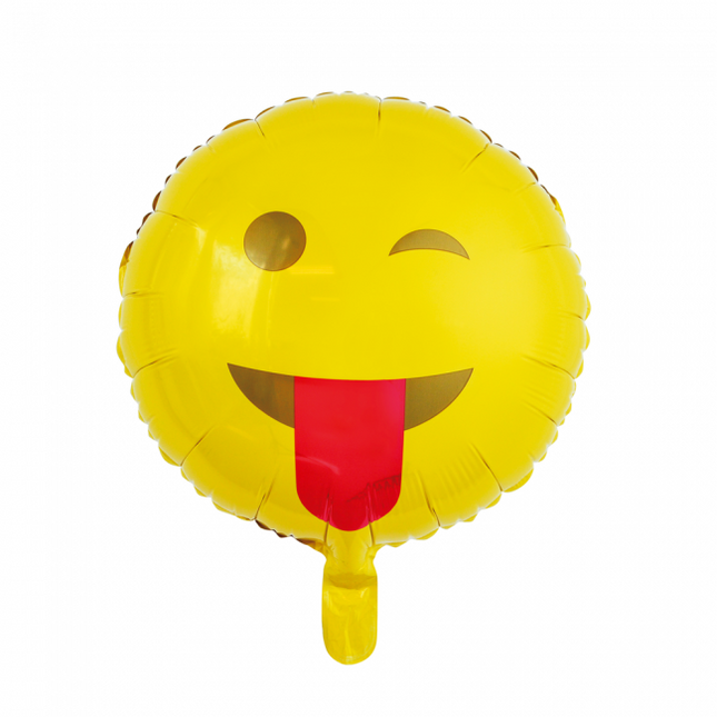 Globo de Helio Emoji Lengua 45cm vacio