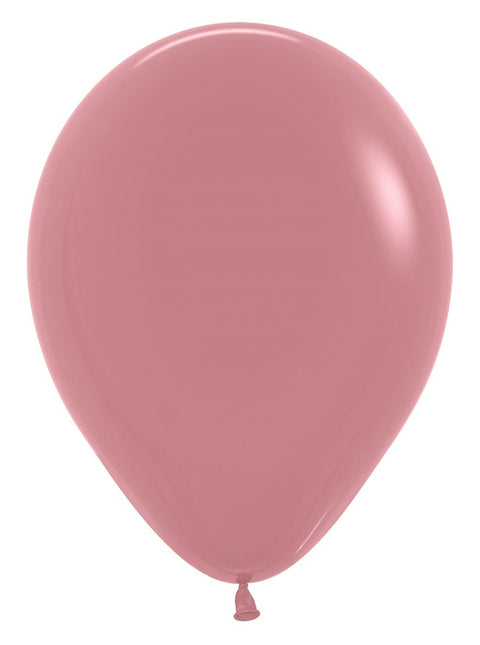 Globos Palo de rosa 30cm 12pcs