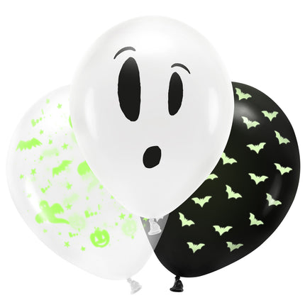 Globos de Halloween Blacklight 27cm 3pcs