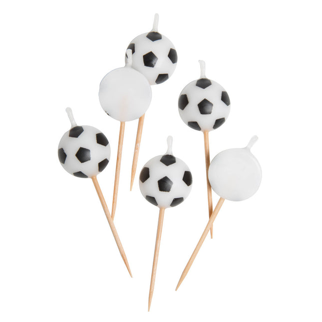 Velas Fútbol 14cm 6uds