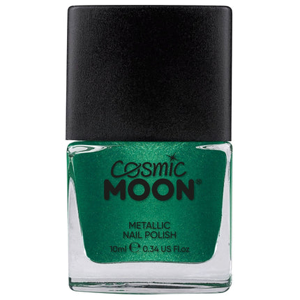 Esmalte de Uñas Metalizado Luna Cósmica Verde 14ml