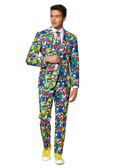 Super Mario Traje Hombres OppoSuits