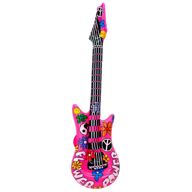 Hippie 60S Falsa Guitarra Hinchable 1,05m