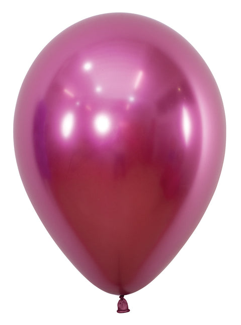 Globos Reflex Fucsia 30cm 50pcs