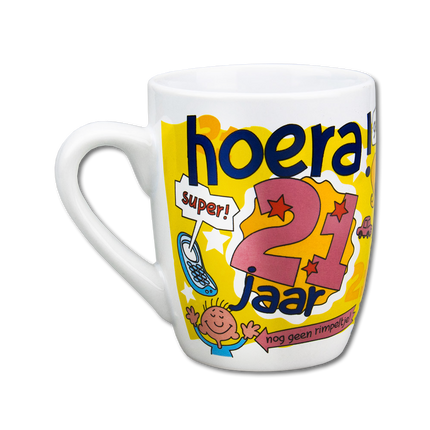 Taza 21 Años 12cm